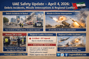 UAE Safety Update April 4: Dubai Debris Incidents, Missile Interceptions & Flight Alerts